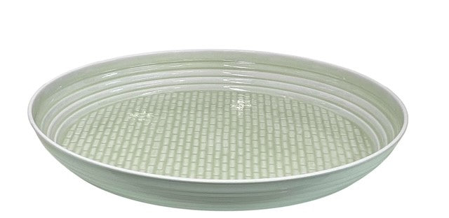 400U 瓷砖图案大号服务盘 绿色 47厘米