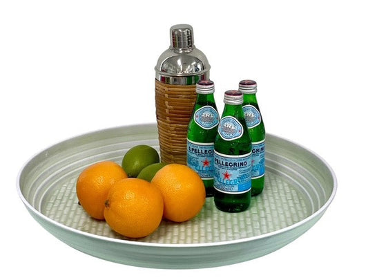 400U Tile Pattern Large Service Platter Green 47Cm