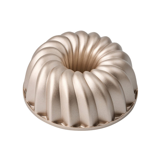 Classic Fluted Ring Cake Pan, 23.7 x 23.7 x 9.8cm - Champagne