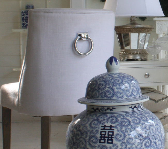 Ex Showroom Ophelia Dining Chair White Chrome Ring. Last 2 At This Price.