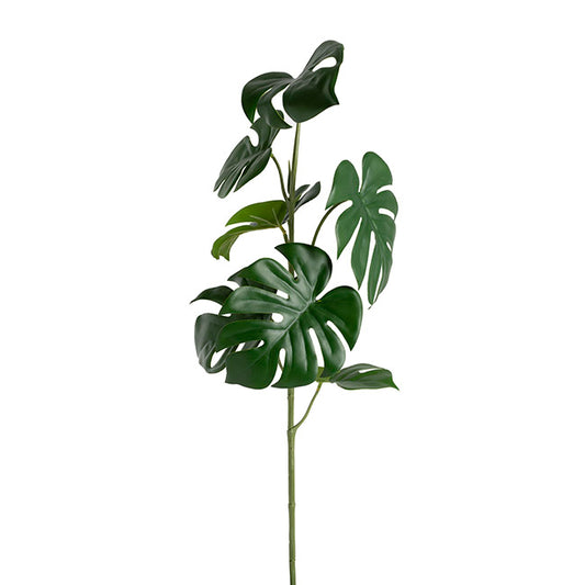 Philo Split Monstera - 7 Leaf Real Touch Spray - Green - 72cmH