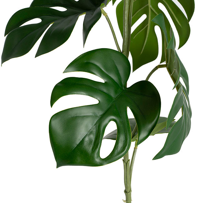 Philo Split Monstera - 7 Leaf Real Touch Spray - Green - 72cmH