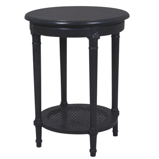 Polo Occasional Round Table Black. Perfect For A Range Of Interiors & Rooms Is This Occasional Side Table In Black