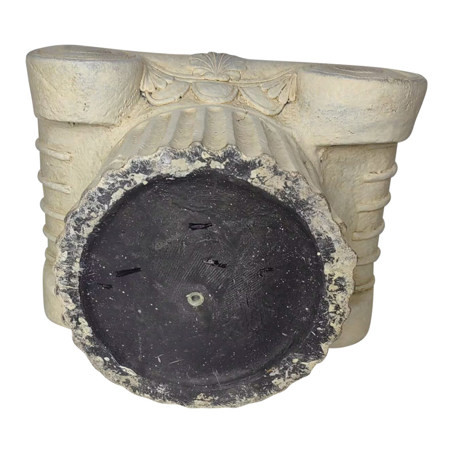 Elaborate Roman Pillar Planter/Stand w/Lid 40x31x32.5cm