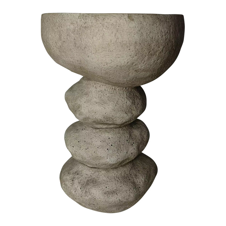 Arty Stone Birdbath 27x25x50m