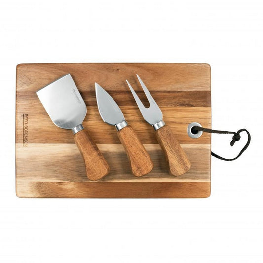 Peer Sorensen - Rectangular - Cheese Serving Board with 3 Cheese Knives