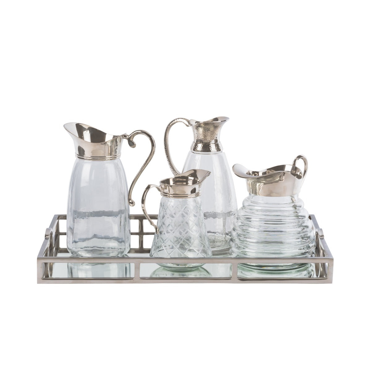 63A - Diamond Cut Gls Water Jug 19Cm 925Ml