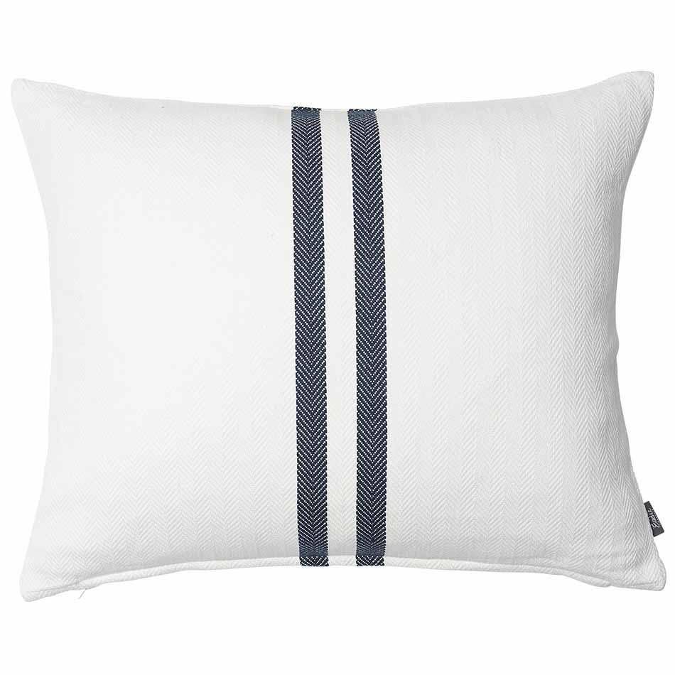 Simpatico Cushion - Off White/Navy