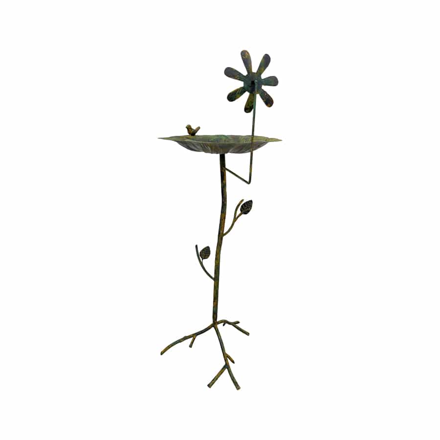 Lilypad on Branch Birdfeeder w/Windmill 34x34x93cm