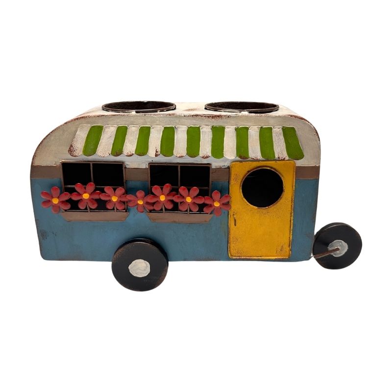 Colourful Caravan Double Potplanter 43x14x24cm