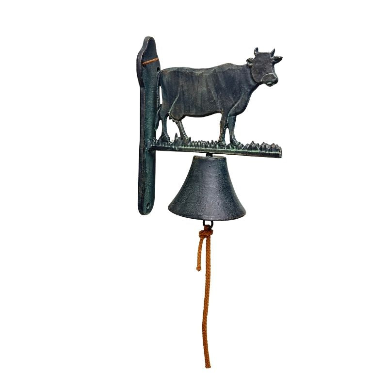 Cast - Iron Cow Doorpost Bell 26x9.5x23.5cm