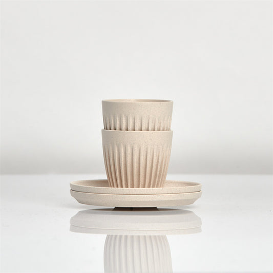 ハスキー エスプレッソ 2個セット - ナチュラル - 3オンス / 90ml