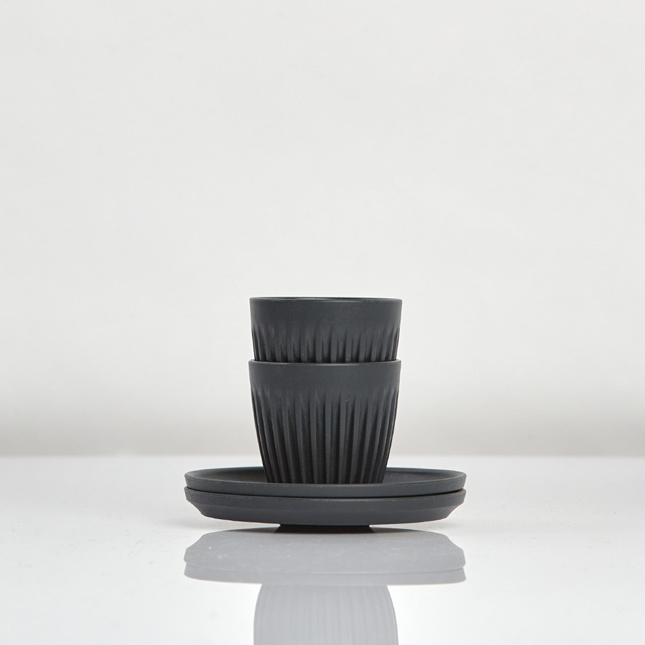 ハスキー エスプレッソ 2個セット - チャコール - 3オンス / 90ml