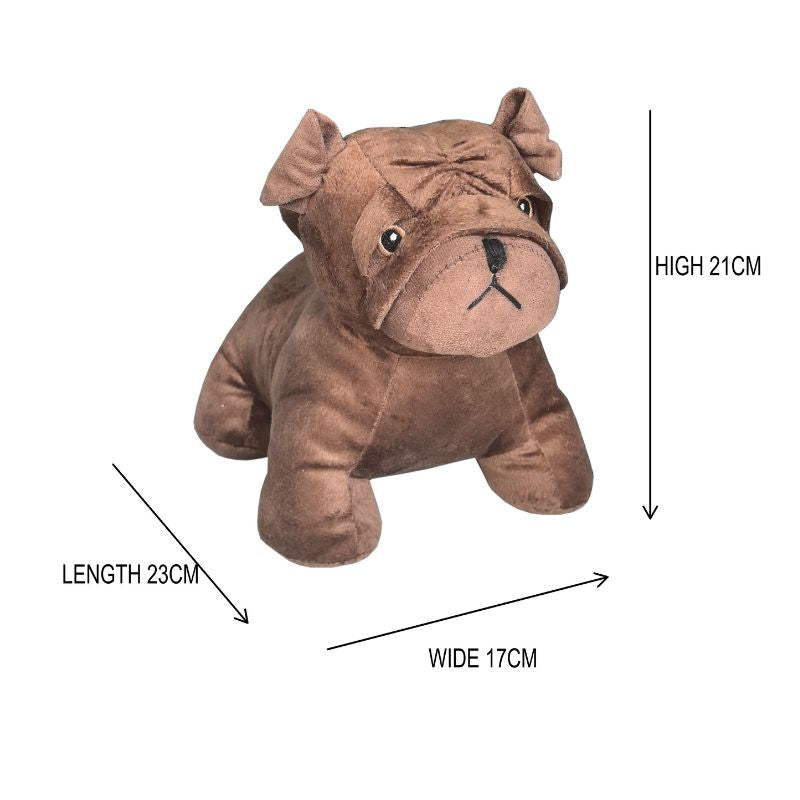 Chocolate Brown French Bulldog Door Stopper