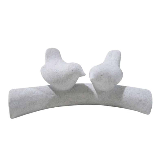 Contemporary 2 Birds on Branch Ornament 20x7x8.5cm