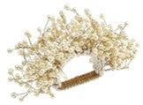 8W Pearl Spray Napkin Ring: Set Of 12