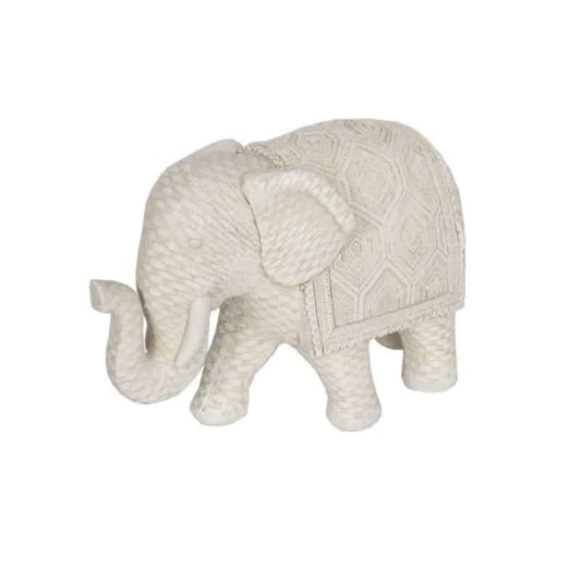 Woven Look  Elephant Ornament 17x7.5x12cm