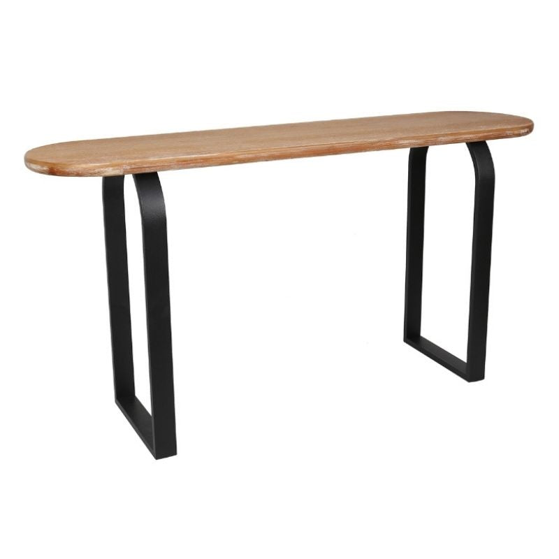 160cm Contemporary Oval Console Table 160x40x80cm