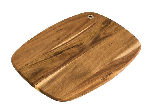 Peer Sorensen Acacia Wood Slim Line Curved Cutting Board - 37x27x1.2cm