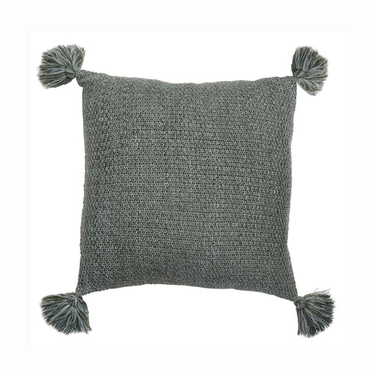 Wesley Green Knitted Cushion