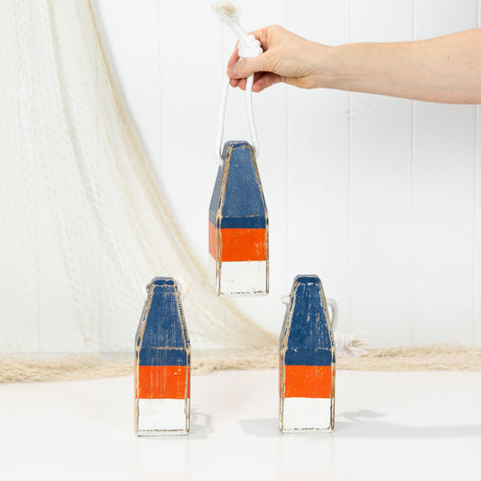 Buoys Small - Blue, Orange & White