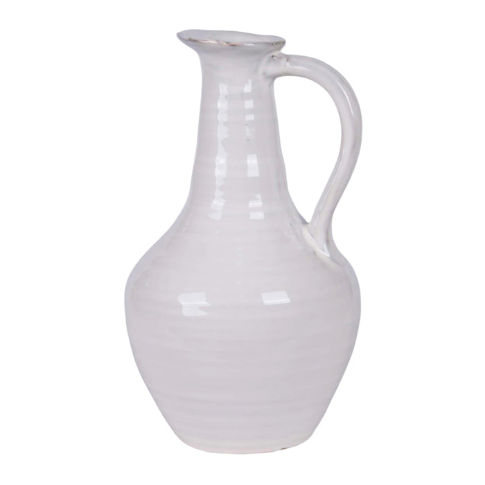 White Ceramic Jug -