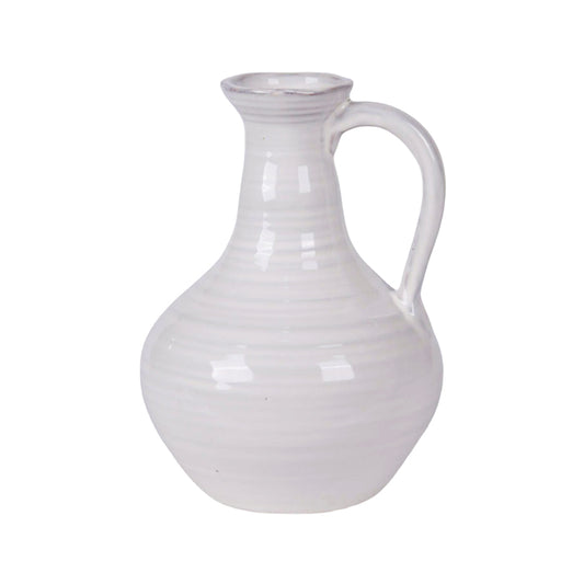 White Ceramic Jug - Sml