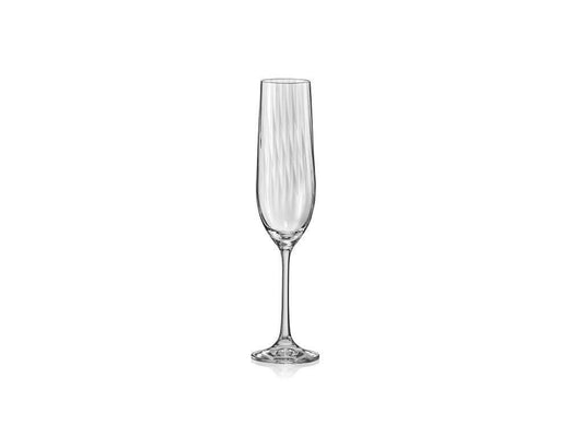 Crystalex Waterfall Crystal - Champagne Flute 190ml