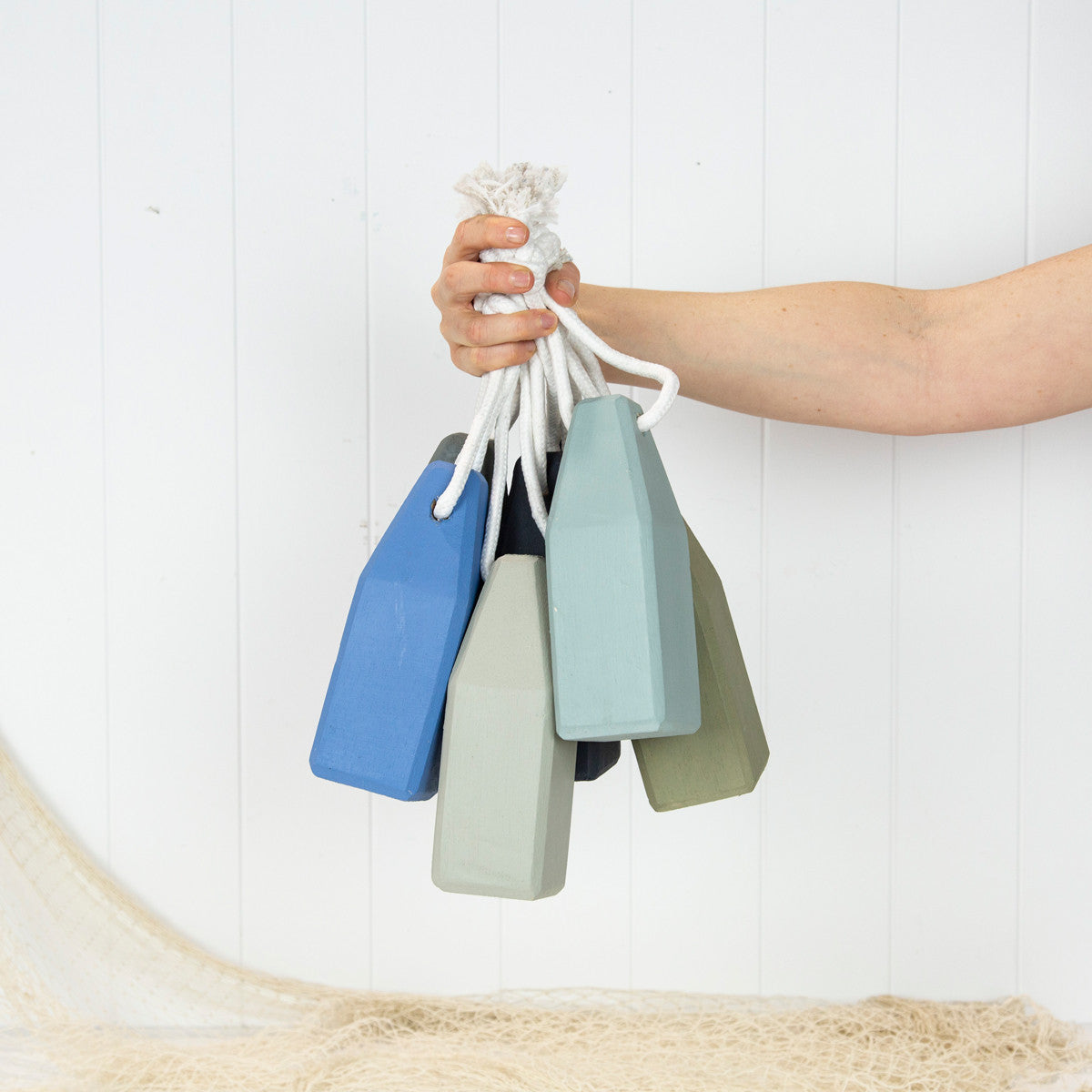 Painted Buoy - Gesso White