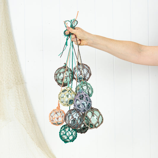 Set 5 X 2.5"Glass Floats #201Cn