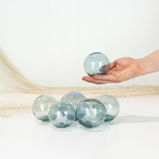 Set 5 X 2.5" Glass Float - No Net