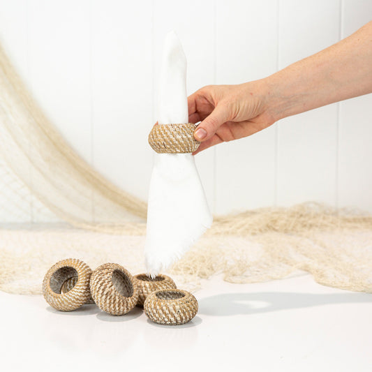 Rattan Napkin Ring - Light #675