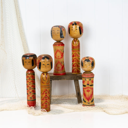 Japanese Kokeshi Dolls (Xl) #466