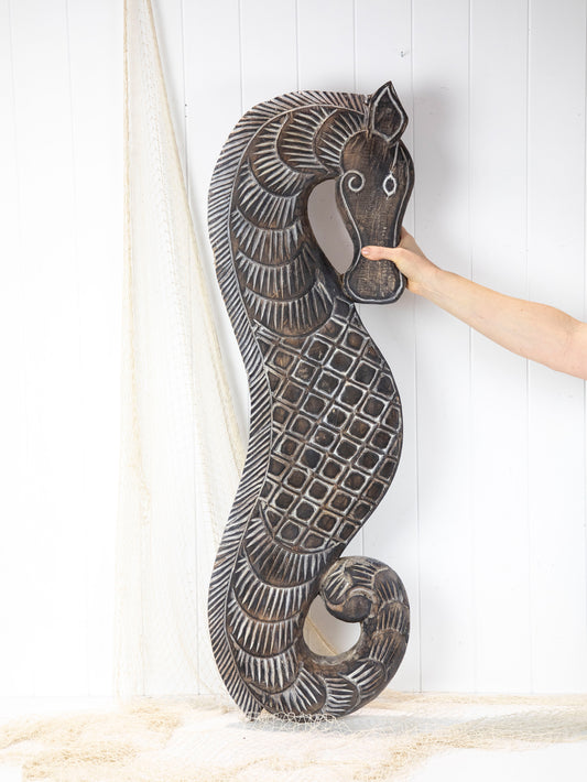 Wooden Seahorse (L) #3755