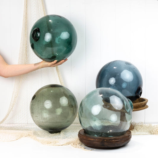 12" Glass Floats No Rope