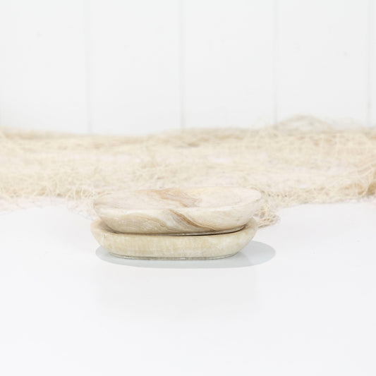 Marble Stone Dish - Blond #692