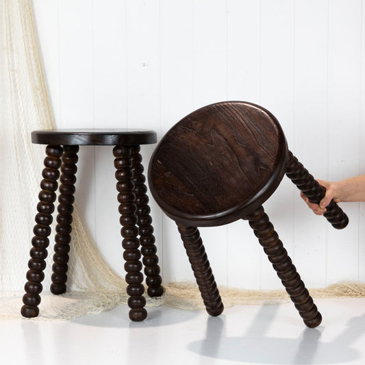 Wooden Bobbin Stools #663