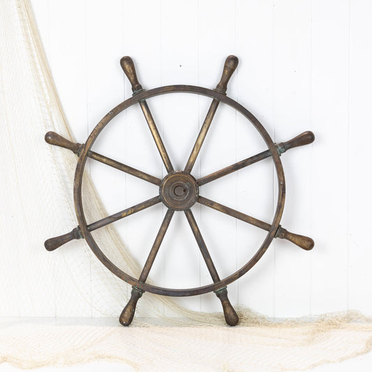 Brass Ship'S Wheel 78Cm #6265