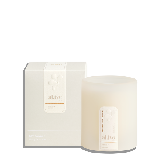Soy Candle - Mango & Lychee