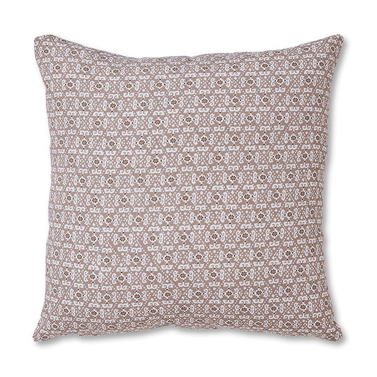 Francis Coffee Linen Cushion 55Cm