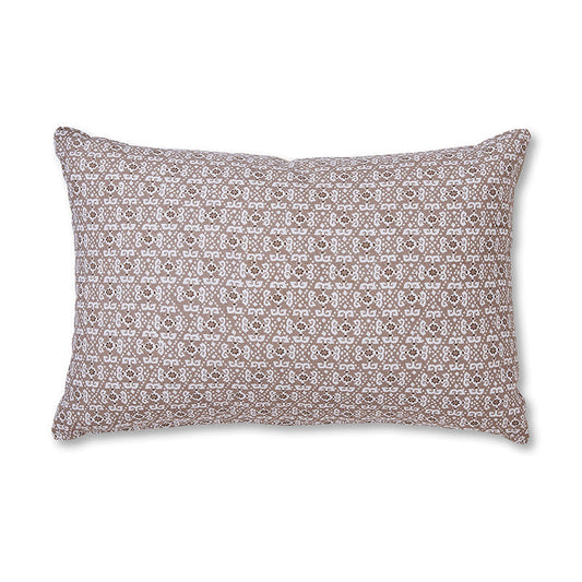 Francis Coffee Linen Cushion 40X60Cm