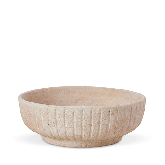 Cyrus Textured Natural Decorative Bowl