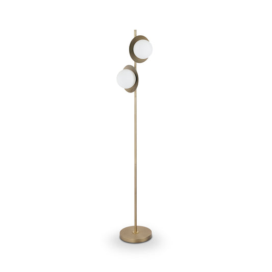 Marlow Antique Brass Floor Lamp