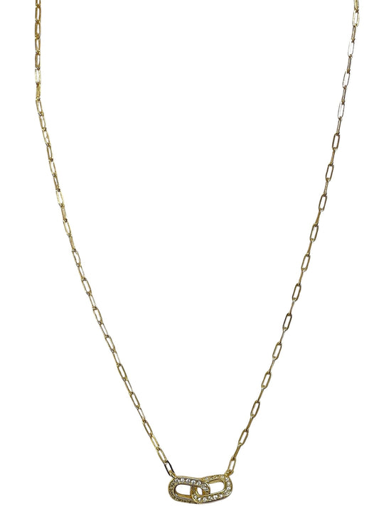Jngdl Necklace Gold Double Link And Chain