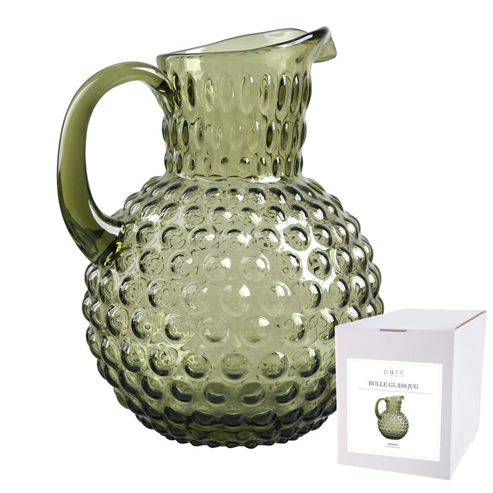 BULLE GLASS JUG - 2 LTRE - GREEN