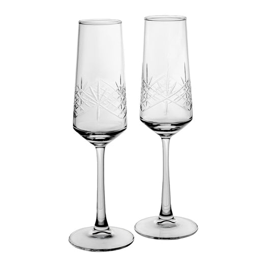 IRWIN ENGRAVED STRBRST FLUTE SET4