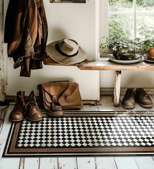 Damka Antique Vinyl Rug lifestyle image