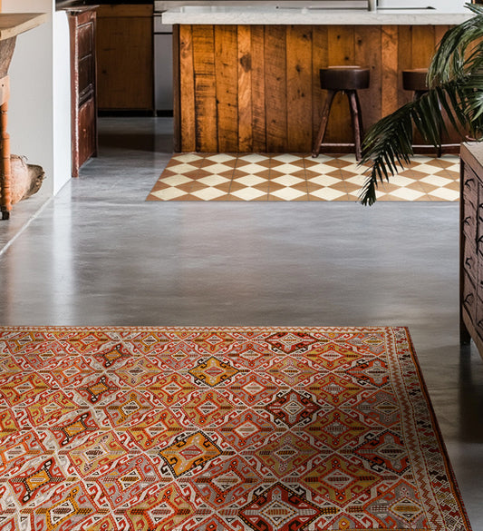 Maya Vinyl Rug Lifestyle