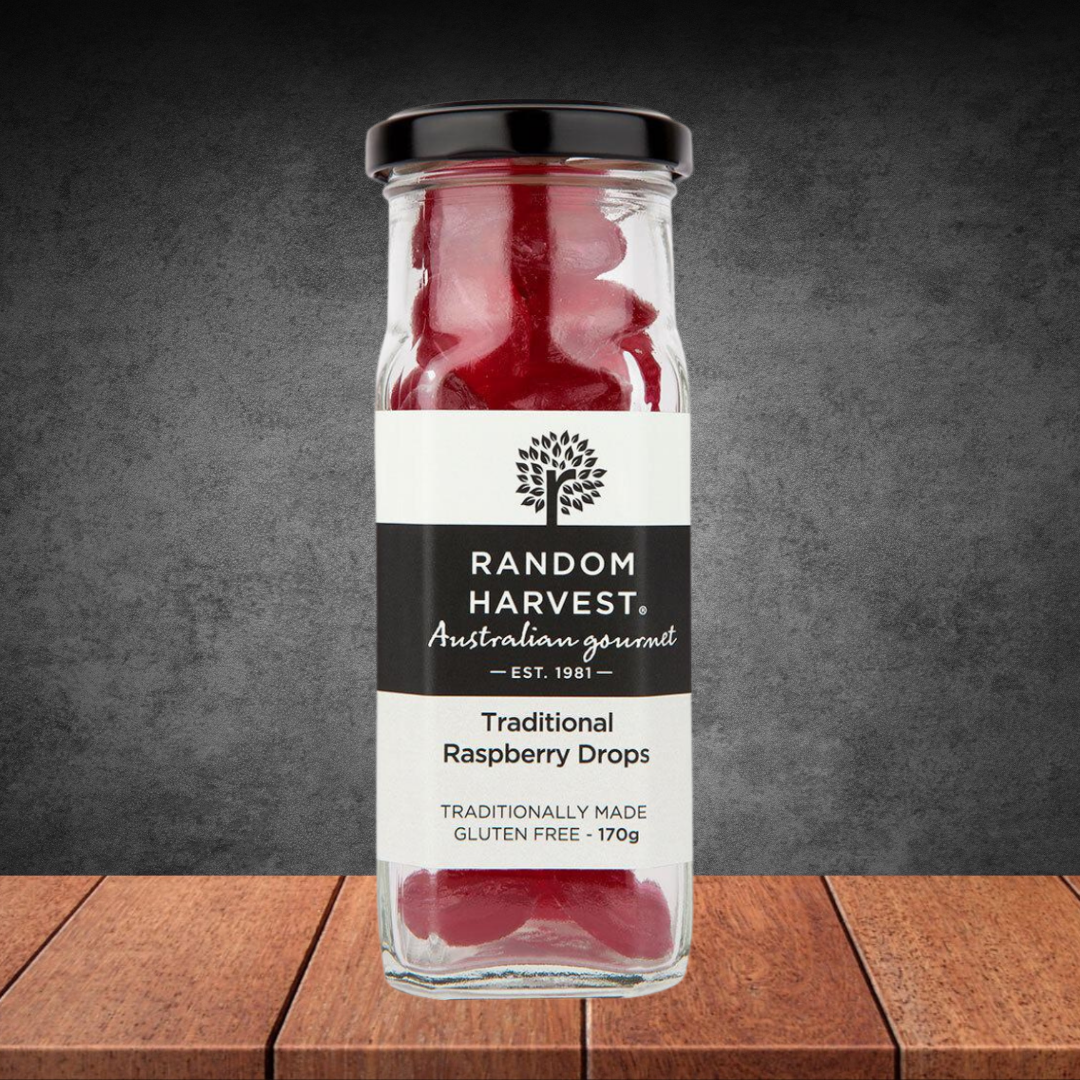 Traditional Raspberry Drops 170g