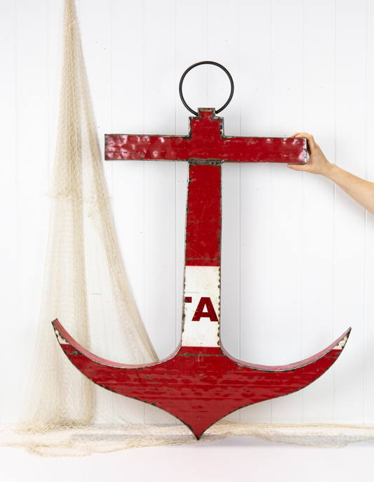 Metal Anchor - 1M Admiral Red